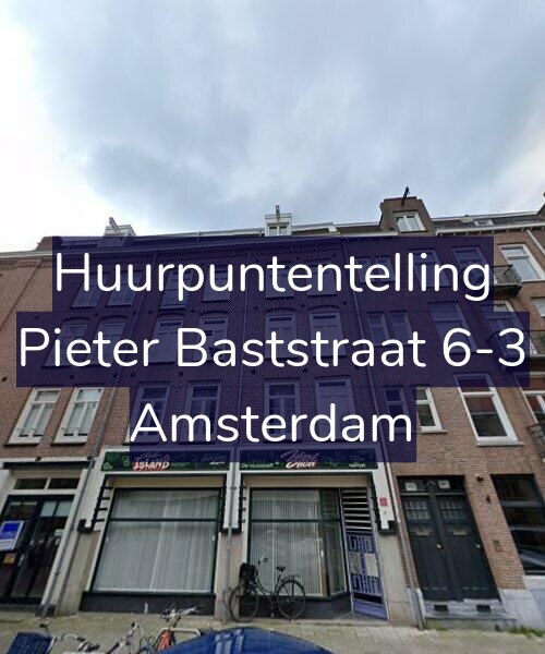 Foto gevel Huurpuntentelling voor Pieter Baststraat 6-3, Amsterdam