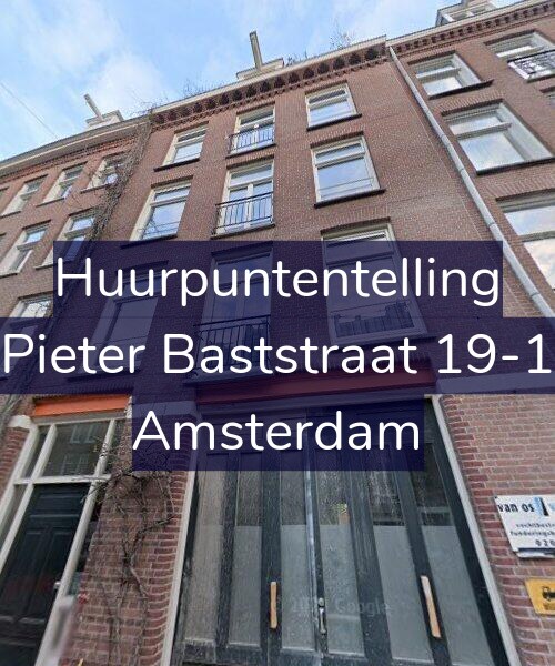 Foto gevel Huurpuntentelling voor Pieter Baststraat 19-1, Amsterdam
