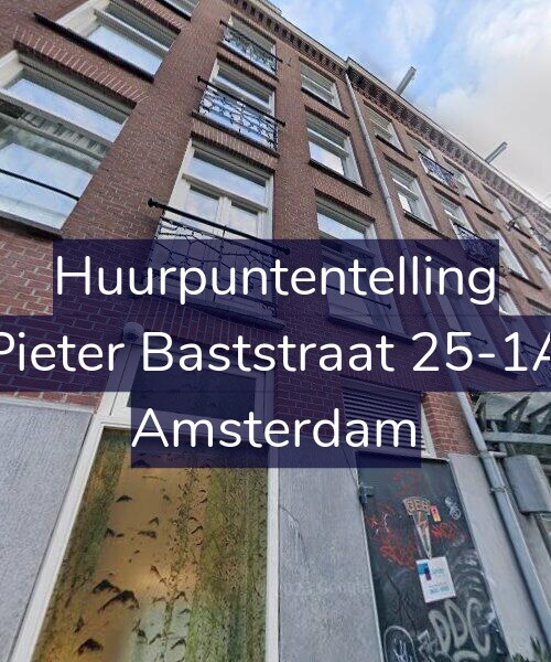Foto gevel Huurpuntentelling voor Pieter Baststraat 25-1A, Amsterdam