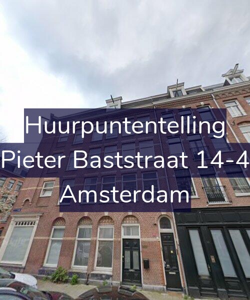 Foto gevel Huurpuntentelling voor Pieter Baststraat 14-4, Amsterdam