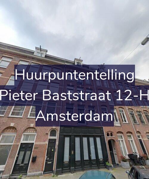 Foto gevel Huurpuntentelling voor Pieter Baststraat 12-H, Amsterdam