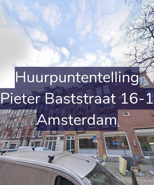Foto gevel Huurpuntentelling voor Pieter Baststraat 16-1, Amsterdam