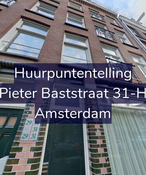 Foto gevel Huurpuntentelling voor Pieter Baststraat 31-H, Amsterdam