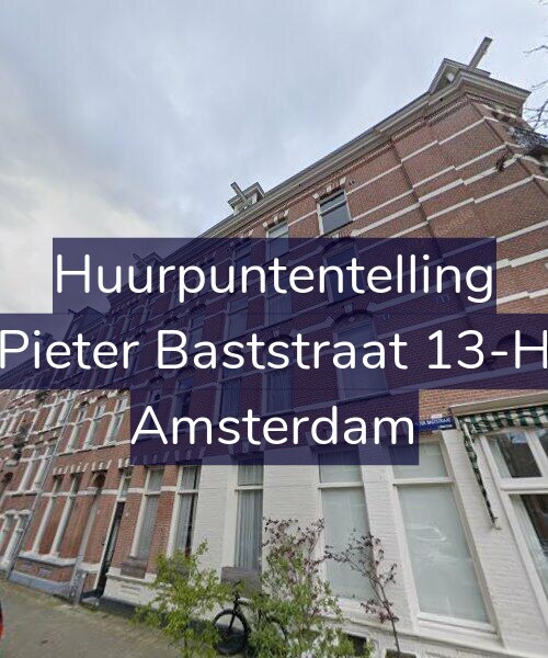 Foto gevel Huurpuntentelling voor Pieter Baststraat 13-H, Amsterdam
