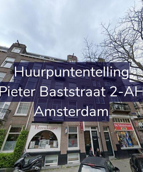 Foto gevel Huurpuntentelling voor Pieter Baststraat 2-AH, Amsterdam
