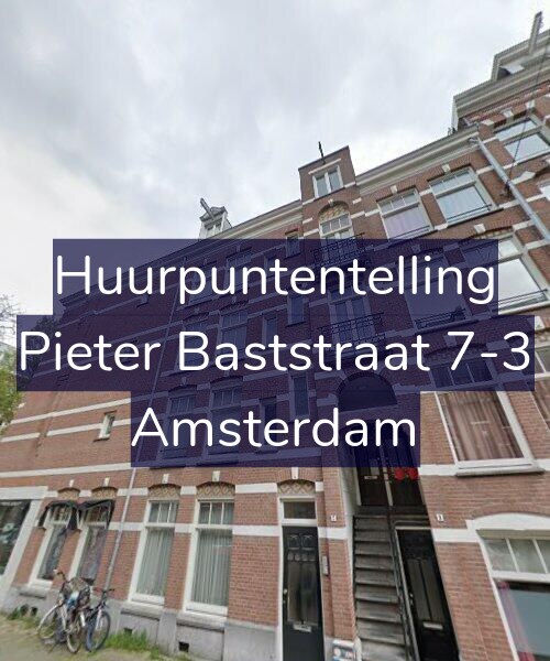 Foto gevel Huurpuntentelling voor Pieter Baststraat 7-3, Amsterdam