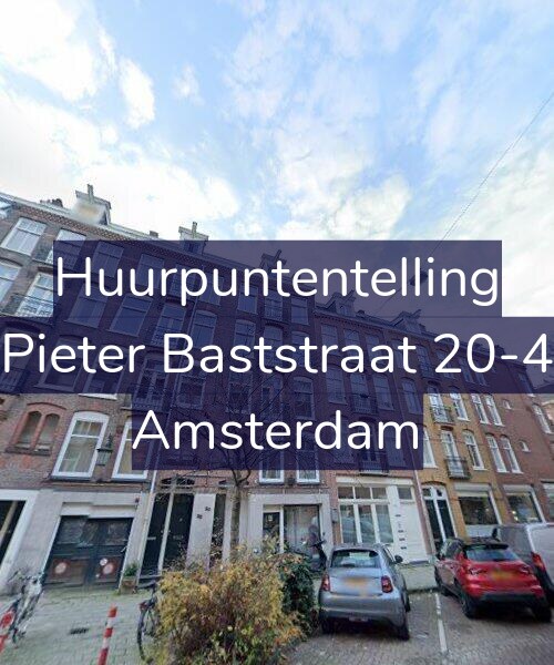 Foto gevel Huurpuntentelling voor Pieter Baststraat 20-4, Amsterdam
