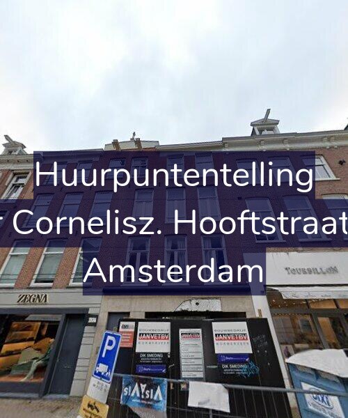 Foto gevel Huurpuntentelling voor Pieter Cornelisz. Hooftstraat 74-3, Amsterdam