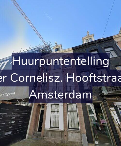 Foto gevel Huurpuntentelling voor Pieter Cornelisz. Hooftstraat 13, Amsterdam
