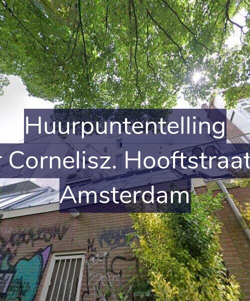 Foto gevel Huurpuntentelling voor Pieter Cornelisz. Hooftstraat 52-3, Amsterdam