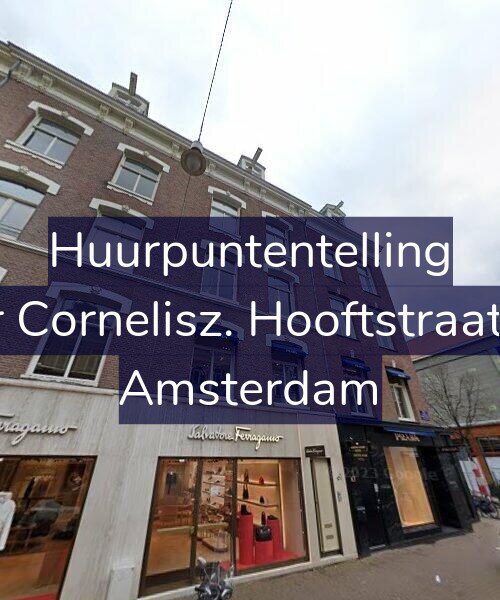 Foto gevel Huurpuntentelling voor Pieter Cornelisz. Hooftstraat 61-2, Amsterdam