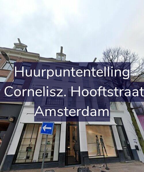 Foto gevel Huurpuntentelling voor Pieter Cornelisz. Hooftstraat 66-A, Amsterdam