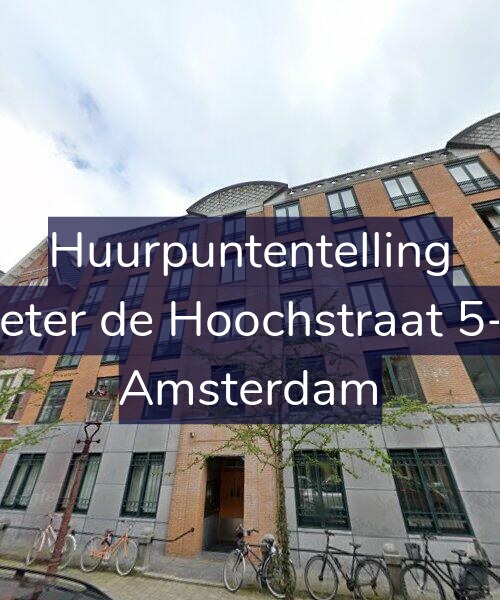 Foto gevel Huurpuntentelling voor Pieter de Hoochstraat 5-D, Amsterdam