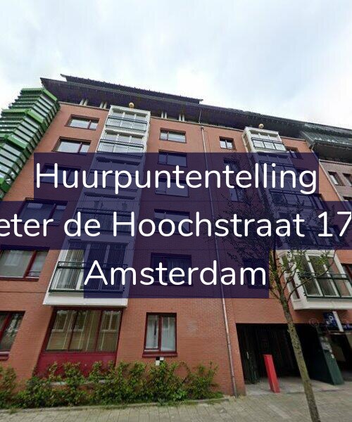 Foto gevel Huurpuntentelling voor Pieter de Hoochstraat 17-F, Amsterdam
