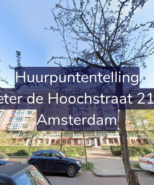 Foto gevel Huurpuntentelling voor Pieter de Hoochstraat 21-B, Amsterdam