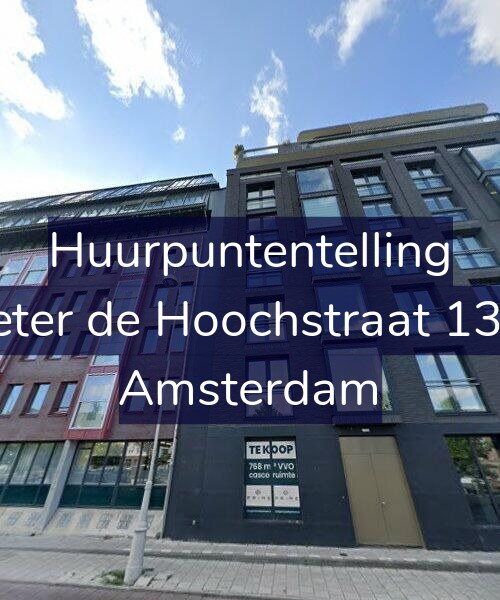 Foto gevel Huurpuntentelling voor Pieter de Hoochstraat 13-C, Amsterdam