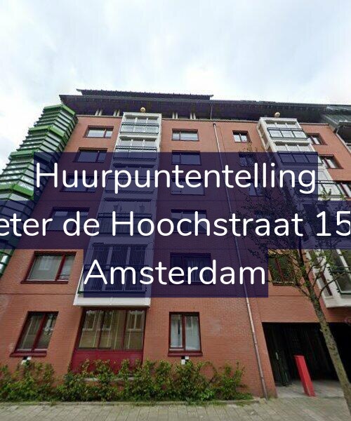 Foto gevel Huurpuntentelling voor Pieter de Hoochstraat 15-E, Amsterdam