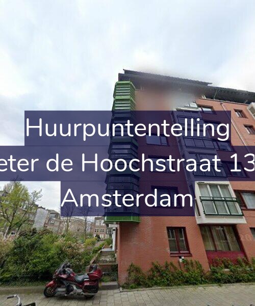 Foto gevel Huurpuntentelling voor Pieter de Hoochstraat 13-F, Amsterdam
