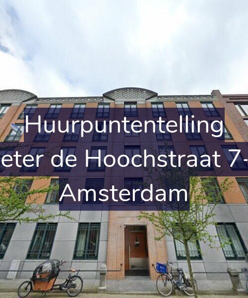 Foto gevel Huurpuntentelling voor Pieter de Hoochstraat 7-C, Amsterdam