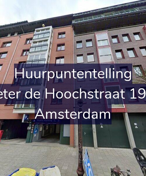 Foto gevel Huurpuntentelling voor Pieter de Hoochstraat 19-H, Amsterdam
