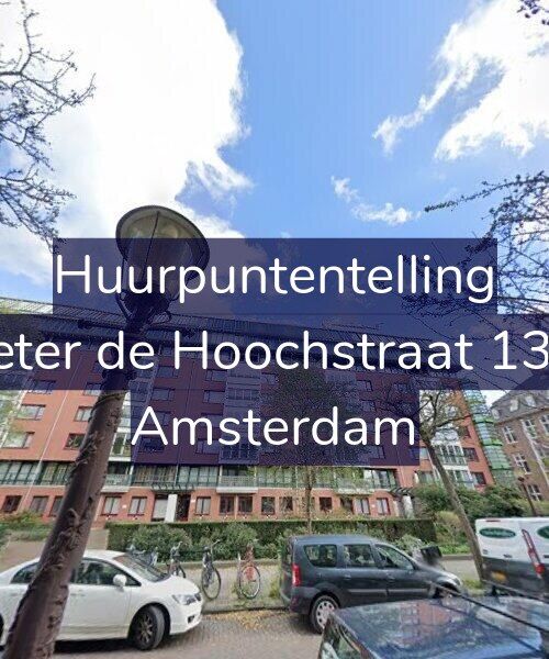 Foto gevel Huurpuntentelling voor Pieter de Hoochstraat 13-K, Amsterdam