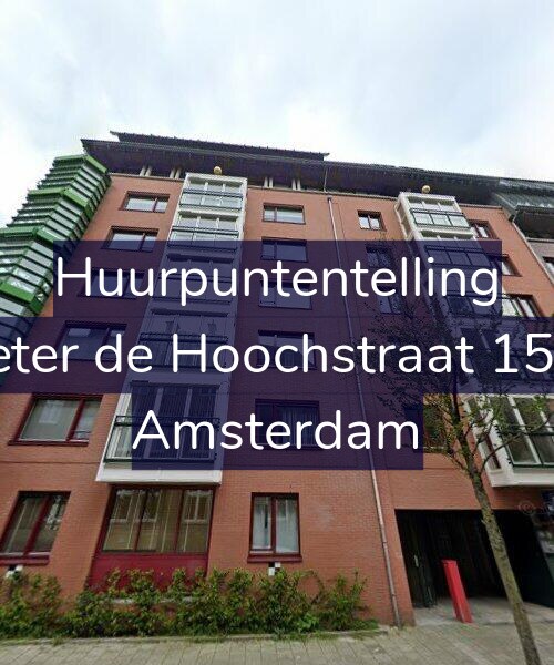 Foto gevel Huurpuntentelling voor Pieter de Hoochstraat 15-H, Amsterdam