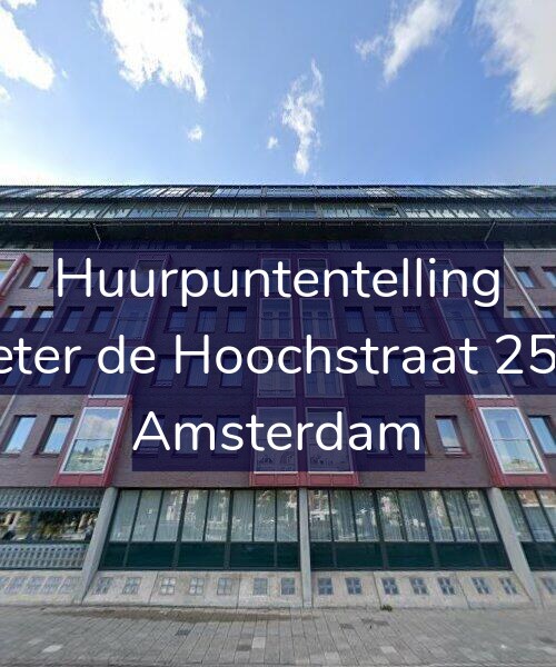 Foto gevel Huurpuntentelling voor Pieter de Hoochstraat 25-C, Amsterdam