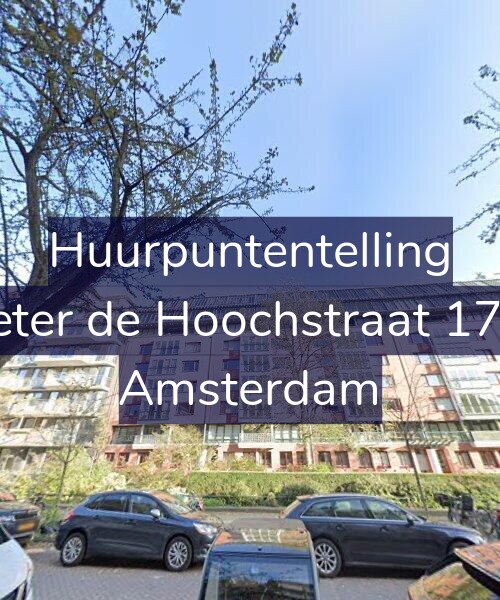 Foto gevel Huurpuntentelling voor Pieter de Hoochstraat 17-B, Amsterdam