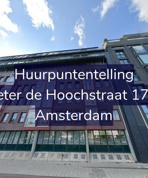 Foto gevel Huurpuntentelling voor Pieter de Hoochstraat 17-C, Amsterdam