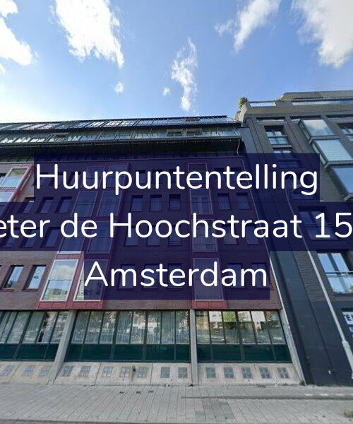 Foto gevel Huurpuntentelling voor Pieter de Hoochstraat 15-D, Amsterdam