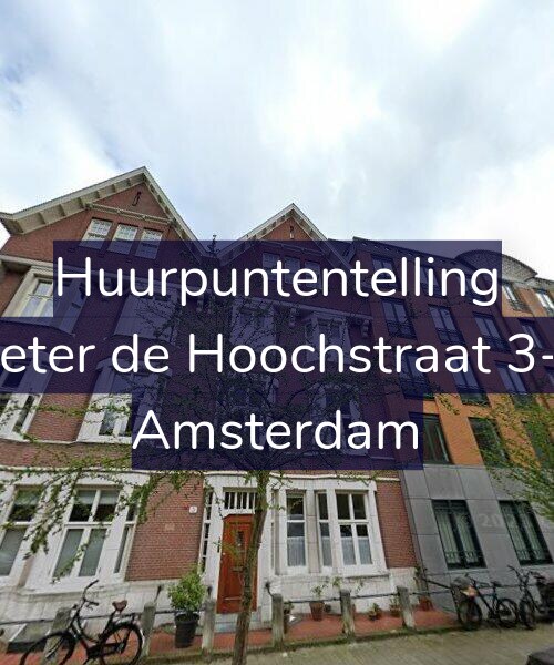Foto gevel Huurpuntentelling voor Pieter de Hoochstraat 3-H, Amsterdam