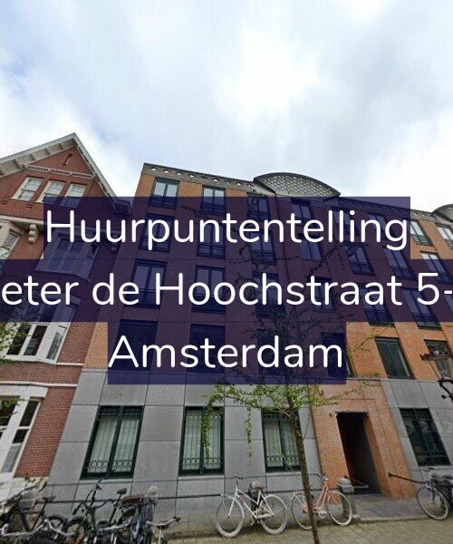 Foto gevel Huurpuntentelling voor Pieter de Hoochstraat 5-G, Amsterdam