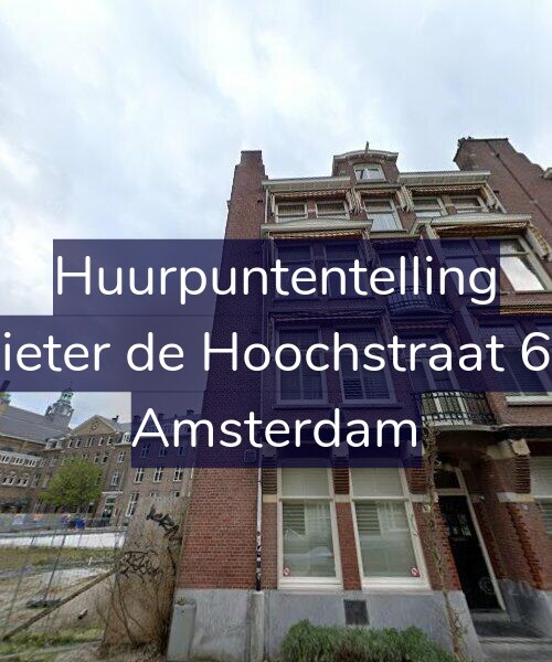 Foto gevel Huurpuntentelling voor Pieter de Hoochstraat 61, Amsterdam