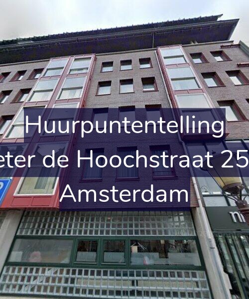 Foto gevel Huurpuntentelling voor Pieter de Hoochstraat 25-H, Amsterdam