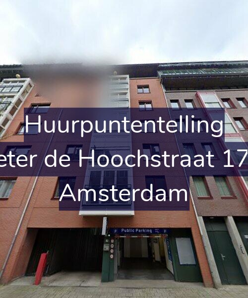 Foto gevel Huurpuntentelling voor Pieter de Hoochstraat 17-E, Amsterdam