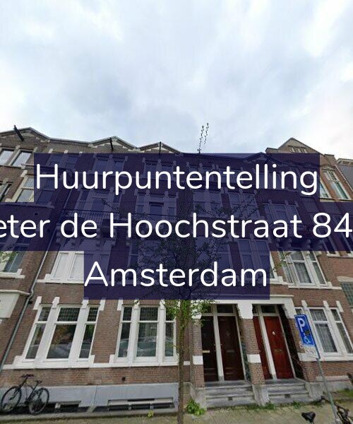 Foto gevel Huurpuntentelling voor Pieter de Hoochstraat 84-H, Amsterdam