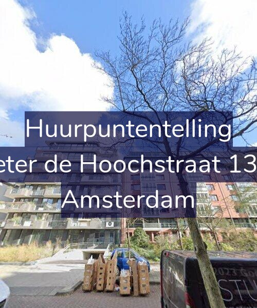 Foto gevel Huurpuntentelling voor Pieter de Hoochstraat 13-A, Amsterdam