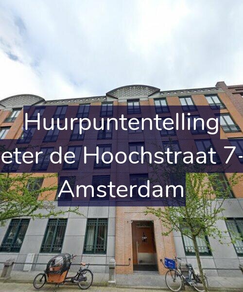 Foto gevel Huurpuntentelling voor Pieter de Hoochstraat 7-B, Amsterdam