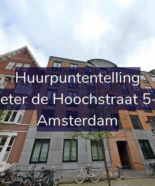 Foto gevel Huurpuntentelling voor Pieter de Hoochstraat 5-B, Amsterdam