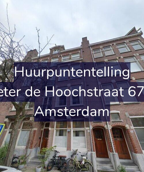 Foto gevel Huurpuntentelling voor Pieter de Hoochstraat 67-C, Amsterdam