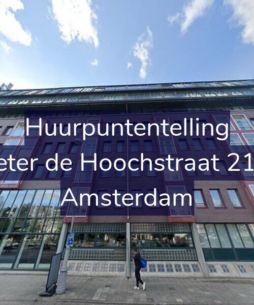 Foto gevel Huurpuntentelling voor Pieter de Hoochstraat 21-E, Amsterdam