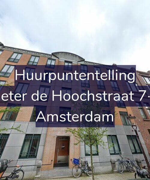 Foto gevel Huurpuntentelling voor Pieter de Hoochstraat 7-E, Amsterdam