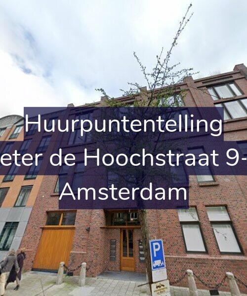 Foto gevel Huurpuntentelling voor Pieter de Hoochstraat 9-D, Amsterdam