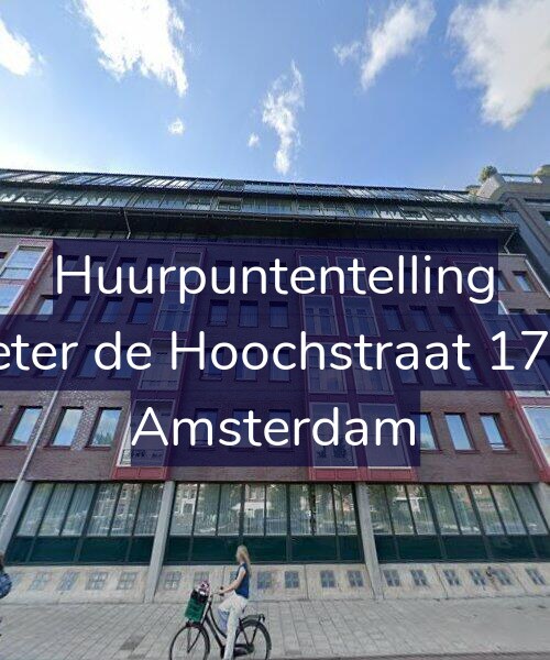 Foto gevel Huurpuntentelling voor Pieter de Hoochstraat 17-D, Amsterdam
