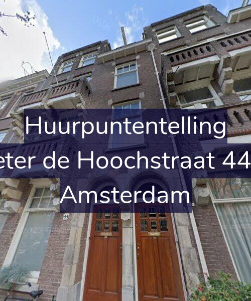 Foto gevel Huurpuntentelling voor Pieter de Hoochstraat 44-H, Amsterdam