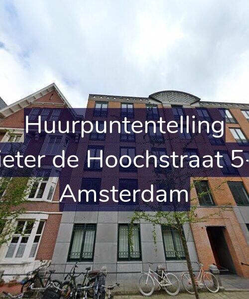 Foto gevel Huurpuntentelling voor Pieter de Hoochstraat 5-L, Amsterdam
