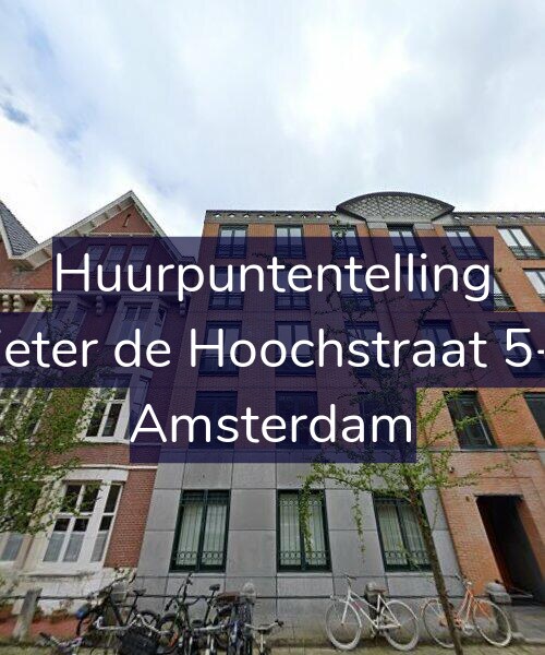 Foto gevel Huurpuntentelling voor Pieter de Hoochstraat 5-E, Amsterdam