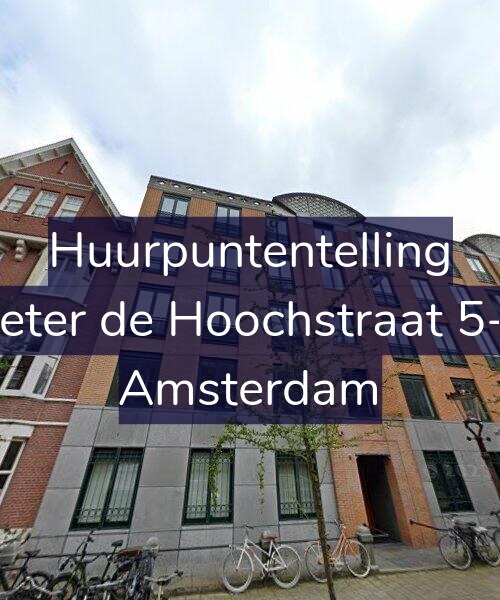 Foto gevel Huurpuntentelling voor Pieter de Hoochstraat 5-H, Amsterdam