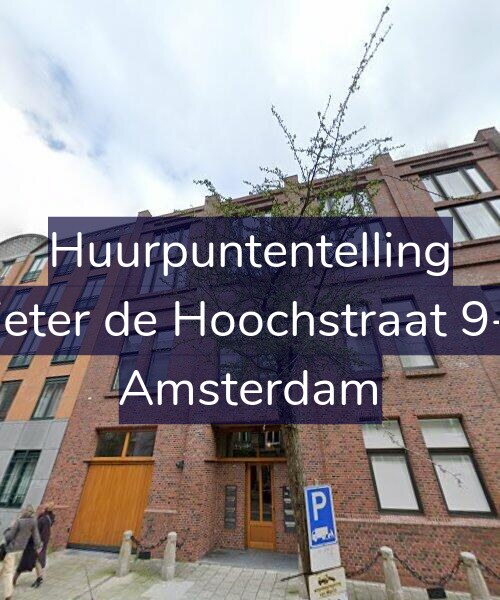 Foto gevel Huurpuntentelling voor Pieter de Hoochstraat 9-E, Amsterdam