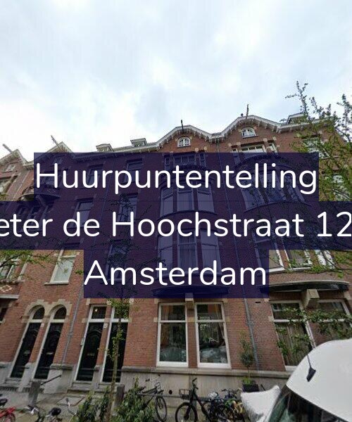 Foto gevel Huurpuntentelling voor Pieter de Hoochstraat 12-2, Amsterdam